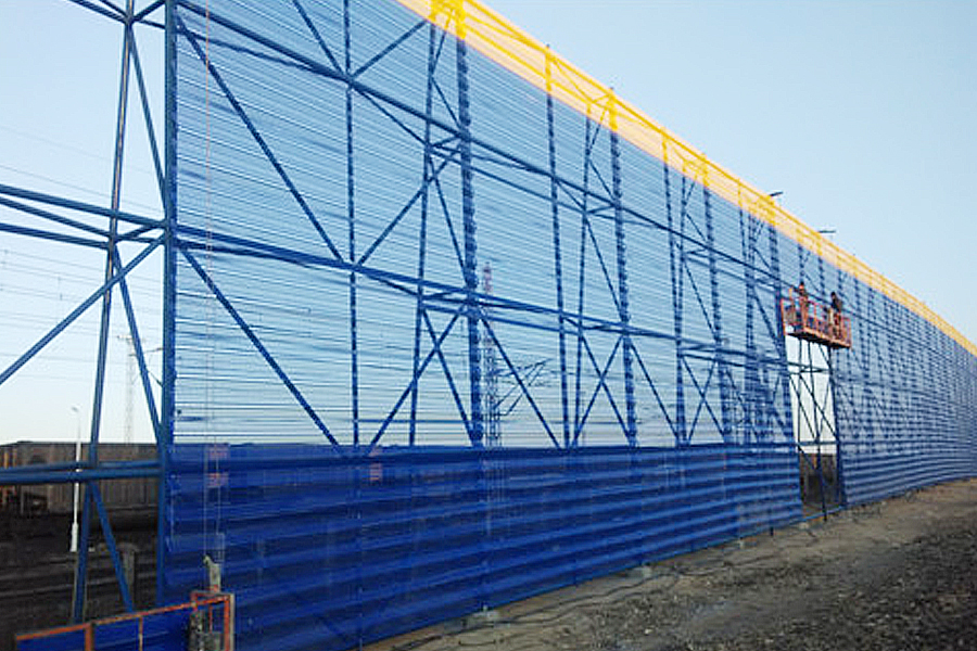 Fabrik Poliester Bersalut Pvc Berkualiti Tinggi Untuk Trak Pvc Bersalut Mesh Tarp Net Tarp PVC Mesh